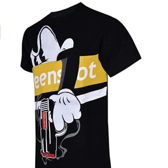 Screenshot brand Men's Hipster Hip-Hop Premium Technique Tee - Picture 1 of 2